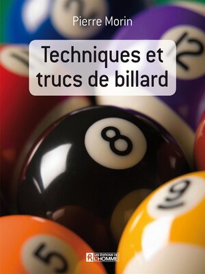 cover image of Techniques et trucs de billard